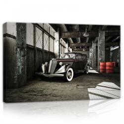 Consalnet Retró autó, vászonkép, 60x40 cm méretben (C5-11895O4)