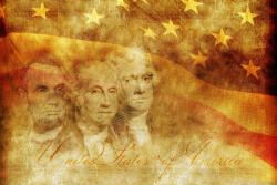 Dimex Vlies Fotótapéta - American Presidents Illustration - 375x250 cm (MS-5-2934)