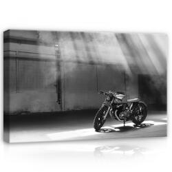 Consalnet Motor fekete-fehérben, vászonkép, 60x40 cm méretben (C5-12676O4)