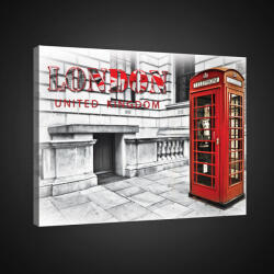 Consalnet Vászonkép, London, 100x75 cm méretben (C5-2302O1)