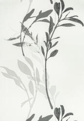 Erismann Fekete nagy levél mintás tapéta (10138-10) (10138-10)