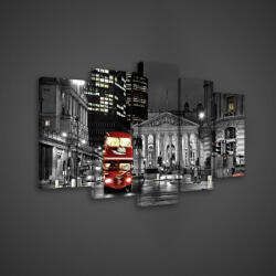 Consalnet Vászonkép 5 darabos, London 100x60 cm méretben (C5-20095S17)