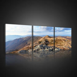 Consalnet Vászonkép 3 darabos, Dombvidék, 3 db 25x25 cm méret (C5-10510S13)