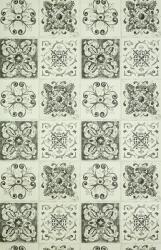 Rasch Fekete csempe mintás tapéta (885316) (885316)