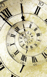 Dimex SPIRAL CLOCK fotótapéta, poszter, vlies alapanyag, 150x250 cm (MS-2-0272)