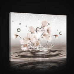 Consalnet Vászonkép, Magnólia a víz felett, 60x40 cm méretben (C5-2653O4)