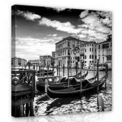 Consalnet Gondolák Velencében, vászonkép 80x80 cm méretben (C5-12649O2)