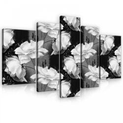Consalnet Vászonkép, 5 darabos, Virág minta 170x100 cm méretben (C5-10030S4A)