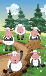 Dimex SHEEP fotótapéta, poszter, vlies alapanyag, 150x250 cm (MS-2-0342)