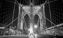 Consalnet Brooklyn Bridge poszter, fotótapéta, Vlies (152, 5 x 104 cm) (C1-797VEL)