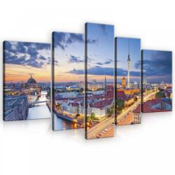 Consalnet Vászonkép, 5 darabos, Berlin 170x100 cm méretben (C5-10307S4A)
