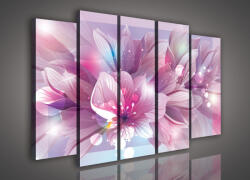 Consalnet Vászonkép, 5 darabos Virág 150x100 cm méretben (C5-265S12)
