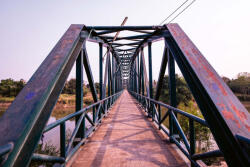 Dimex Vlies Fotótapéta - Iron bridge - 375x250 cm (MS-5-0647)