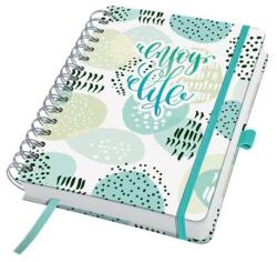 Sigel Naptár, A5, heti, dátumozatlan, kemény borító, SIGEL "Jolie", Mint Inspiration (SIJP201) - jatekotthon