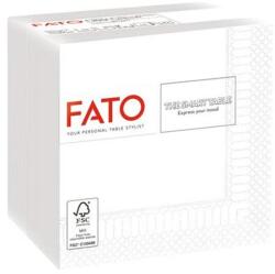 FATO Szalvéta, 1/4 hajtogatott, 24x24 cm, FATO "Smart Table", fehér (KHH666)