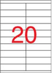 APLI Etikett, univerzális, 105x29 mm, APLI, 2000 etikett/csomag (LCA1299) - jatekotthon