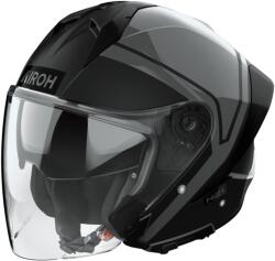 Airoh Cască de motocicletă deschisă Airoh H21 Square, negru mat-lucios (AIM140-2649)