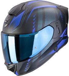 Scorpion Cască integrală pentru motocicletă Scorpion EXO-530 Air Theras, negru mat-albastru (SCRP173-529-158)
