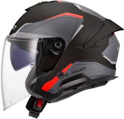 LS2 Casca de motociclete deschisa LS2 OF618 Verso II Air negru-rosu (LS366182032-MASTER)