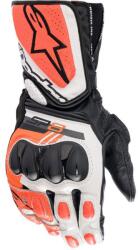 Alpinestars Mănuși de motocicletă Alpinestars SP-8 alb-fluoro-roșu-negru (AIM120-685)