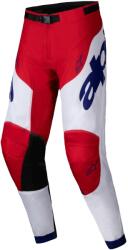 Alpinestars Pantaloni motocross Alpinestars Racer Veil roșu-alb (AIM171-0226)