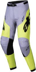 Alpinestars Pantaloni motocross Alpinestars Racer Veil gri-galben fluo (AIM171-0228)