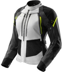 Rebelhorn Geacă de motocicletă pentru femei Rebelhorn Hardy 3.0 negru-gri-galben fluo (PBRB-HARDY-3.0-TJ-LADY-27)