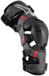 Alpinestars Genunchiere Alpinestars Supertech RK-10 Plasma negru-rosu (AIM160-551)