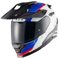 NEXX Helmets Casca moto Enduro NEXX Y. TRAVL Quest alb-albastru-rosu (NEX01YT100476149)