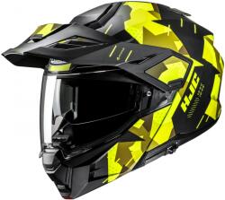 HJC Cască de motocicletă pliabilă HJC i80 Roki MC3HSF galben fluo-negru (HJC197873)