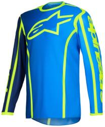 Alpinestars Tricou motocross Alpinestars Fluid Apex albastru-galben fluo (AIM170-0342)
