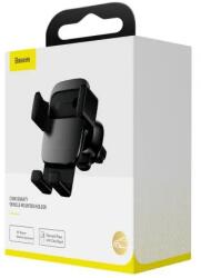 Baseus Car Mount Cube Gravity Suport auto vehicul Negru (SUYL-FK01), Negru (SUYL-FK01)