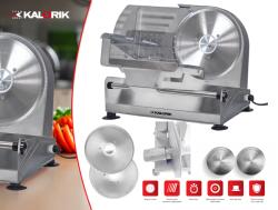 Kalorik AS2000SR inox szeletelő cserélhető késsel