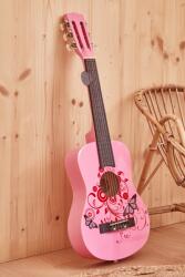 ONETWOFUN fa gitár rózsaszín 76 cm