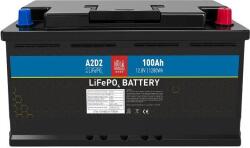 AVACOM A2D2 akkumulátor LiFePO4 12, 8V 100Ah F15 önfűtő tok autó akkumulátorhoz (Gotion cellák) (LFA2-12V100C10-F15B3H)