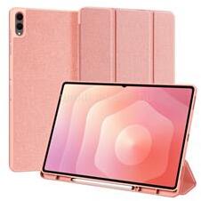 Dux Ducis Samsung Tab S11 Ultra 5G DUX DUCIS DOMO tok álló, bőr hatású aktív FLIP, ceruza tartó, RÓZSASZÍN (GP-176835) (GP-176835)