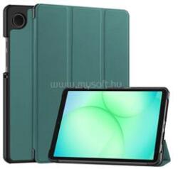Gigapack Samsung Tab A11 LTE GIGAPACK Tok álló, bőr hatású aktív FLIP, asztali tartó, SÖTÉTZÖLD (GP-177307) (GP-177307)