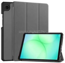 Gigapack Samsung Tab A11 LTE / Tab A11 WIFI GIGAPACK Tok álló, bőr hatású aktív FLIP, asztali tartó, SÖTÉTSZÜRKE (GP-177306) (GP-177306)