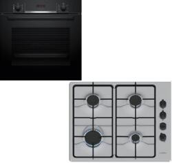 Bosch HQA534BB3 + PBP6B5K80H Beépíthető sütő+főzőlap szett (HQA534BB3 + PBP6B5K80H)