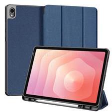 Dux Ducis Samsung Tab S11 5G / Tab S11 WIFI DOMO tok álló, bőr hatású aktív FLIP, ceruza tartó, SÖTÉTKÉK (GP-176836) (GP-176836)
