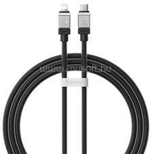 Baseus COOLPLAY adatkábel (Type-C - lightning, 20W, gyorstöltő, 100cm, törésgátló) FEKETE (CAKW000001) (CAKW000001)