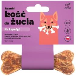 AZANKI Os de ros pentru câini mofturoși „Pentru poftă de mâncare cu rumen și tendon vită, 12 cm