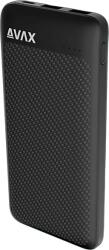 AVAX LIGHTY+ powerbank, 20000 mAh, 20W, USB-C és 2x USB-A, fekete (PB220) (AVAX_PB220)