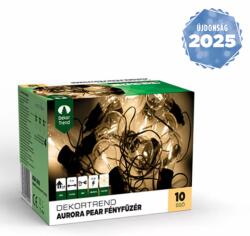 DekorTrend Aurora Pear fényfüzér, 10 égő (KDK_502) - kontaktor