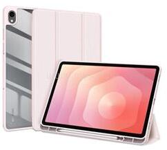 Dux Ducis Samsung Tab S11 5G / Tab S11 WIFI TOBY tok álló, bőr hatású aktív FLIP, ceruza tartó, RÓZSASZÍN (GP-176839) (GP-176839)