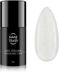 NaniNails NANI Amazing Line géles körömlakk árnyalat Shimmer White 5 ml
