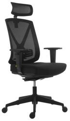 Antares Miro standard 2D fekete/mesh fejtámlás irodai forgószék (MIRO STANDARD FEKETE) - bestbyte