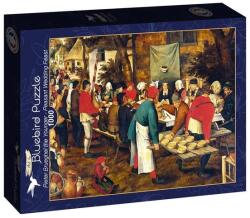 Bluebird Puzzle 1000 db-os puzzle - Peasant Wedding Feast, Pieter Brueghel the Younger (60224) (60224)