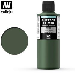 Vallejo Surface Primer NATO Green akril felület alapozó festék (VAL74612)