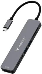 Verbatim Adapter HUB Verbatim HDMI/USB-C 3.2/USB-C/2xUSB-A 3.2/SD/microSD alumínium
